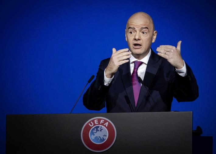 Infantino: 'Non metteremo le vite in pericolo per una  partita' 