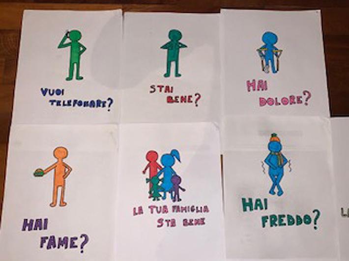 Terapia intensiva, si comunica coi disegni grazie all'idea della figlia di un medico