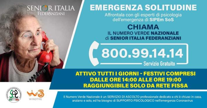 Anziani in solitudine: c'&egrave; il numero verde a cui rispondo gli psicologi dell'emergenza