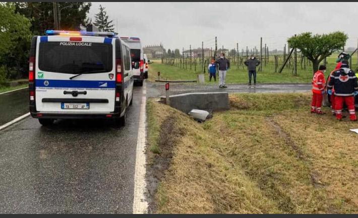 Grave incidente nel pomeriggio a Diolo