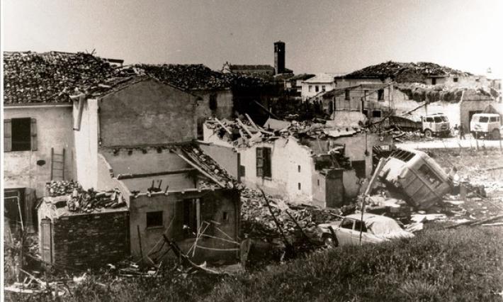 Tromba d'aria sulla Bassa