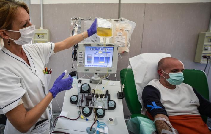 Oms, sconsigliato l'uso del plasma nei casi lievi