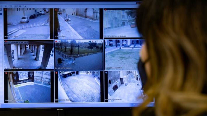 La mappa delle telecamere che controllano la citt&agrave;. Sono pi&ugrave; di 400