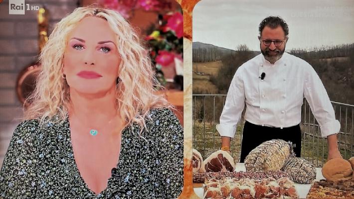 Valtaro e culatello in tv dalla Clerici con Mario Marini