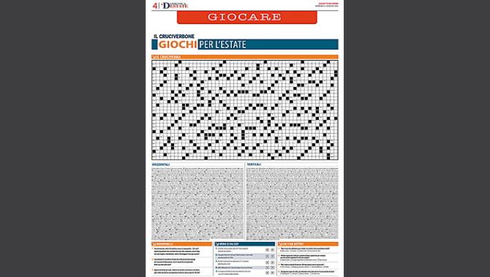 Una "Domenica"  con il cruciverba