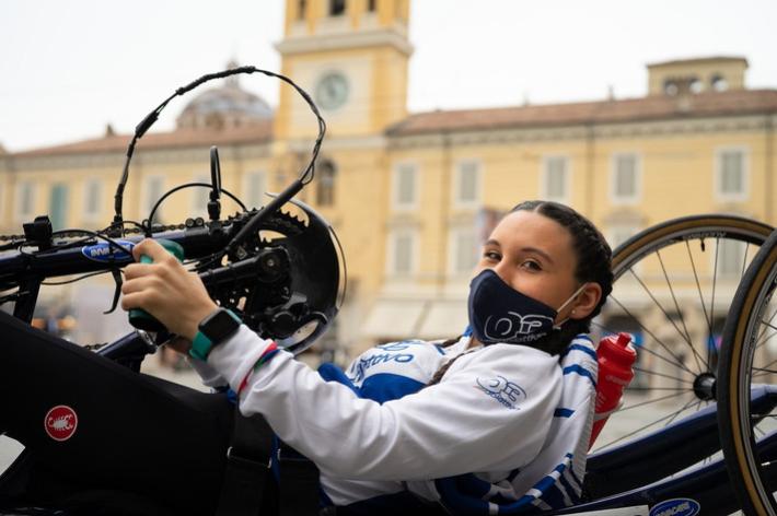 Il sogno di Veronica: &laquo;Gareggiare a Tokyo con la handbike