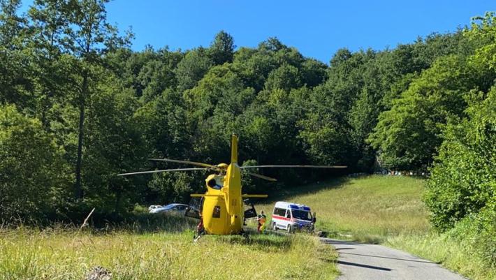 Cade mentre scende dal monte Penna: ferita ciclista di Parma