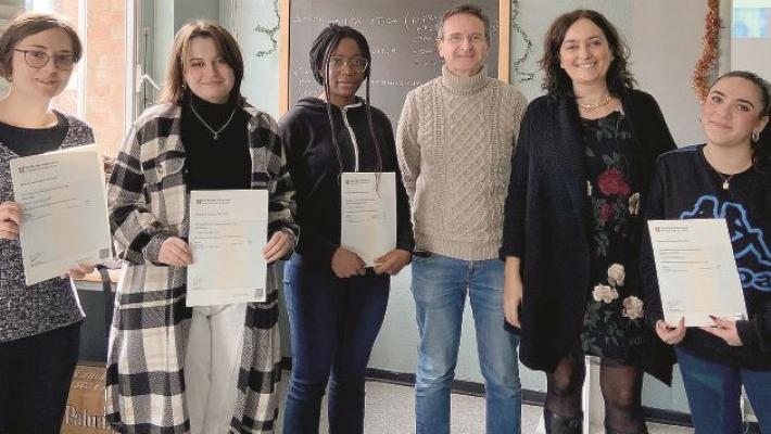 Al Bertolucci il primo diploma internazionale