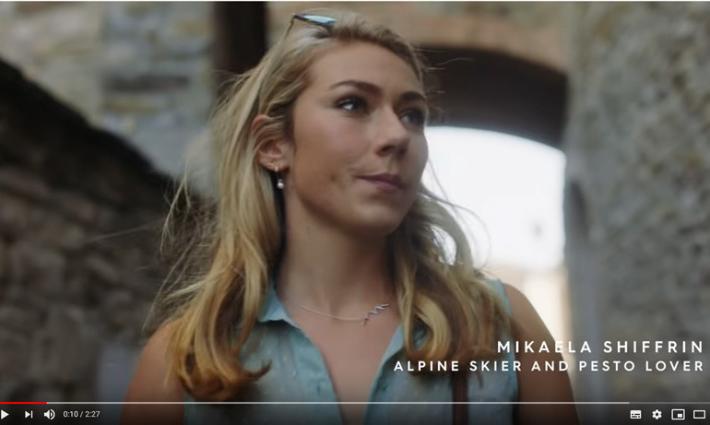 "Pesto story": la campionessa Shiffrin la racconta tra Calestano e i campi di basilico- Video 