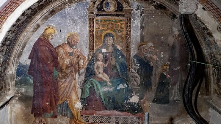 Completamente svelata la Madonna della cripta