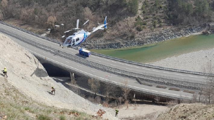 Frana in sicurezza, riapre il tratto dell'Autocisa