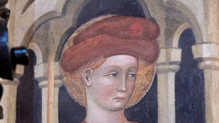 Affresco attribuito a Gentile da Fabriano