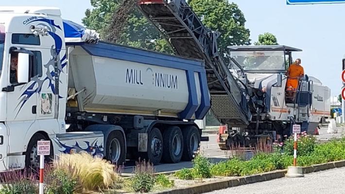 Lavori sulla provinciale all'altezza del casello di Fidenza