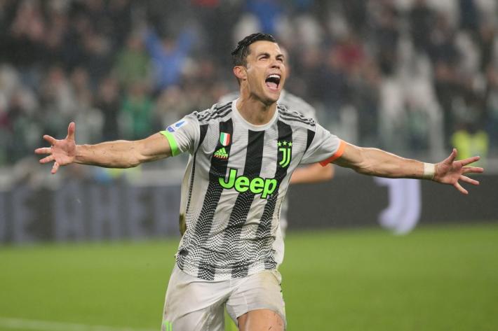 Doppietta di Cristiano Ronaldo,la Juventus batte la Lazio e vola a +8