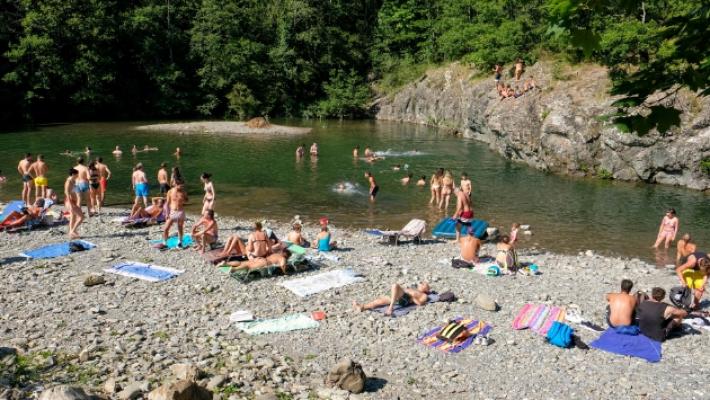 Lido del Groppo, quella bella spiaggia in riva al Taro