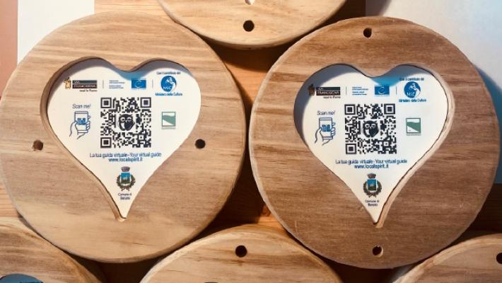 Qr-code lungo il tracciato per conoscere la Via Francigena
