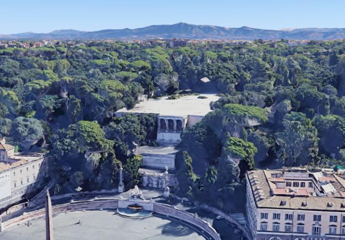 Precipita dal muro della terrazza del Pincio, ferita ragazza a Roma 