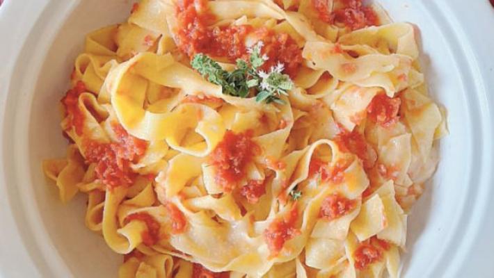 Irresistibili pappardelle alla scamorza 