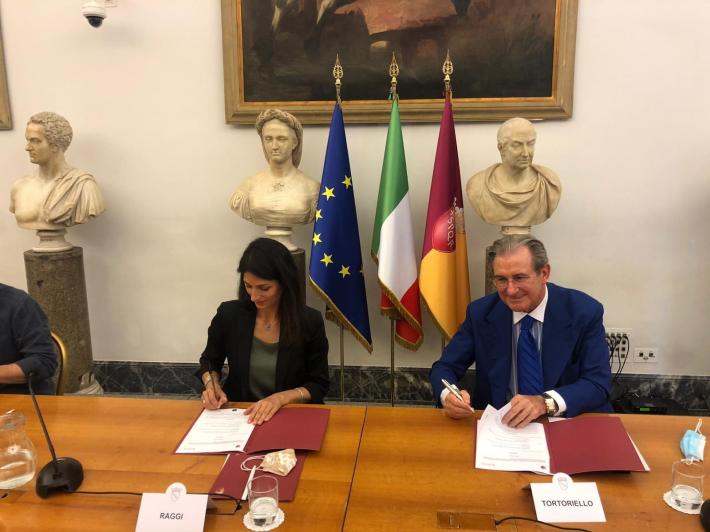 Valorizzazione dei beni culturali, accordo comune roma e unindustria
