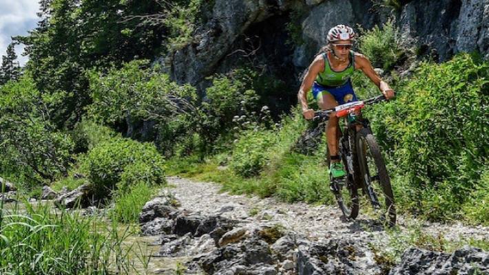 La campionessa Peroncini si allena a Tarsogno