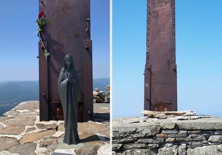 "Sparita" la Madonnina del Marmagna