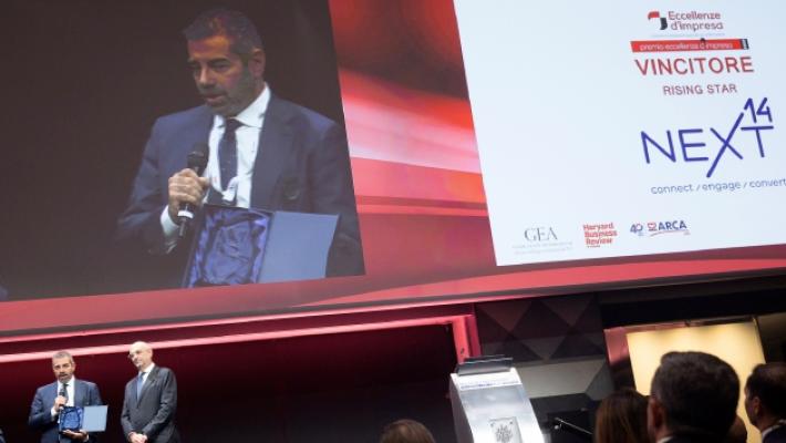 Il premio &laquo;Eccellenze d'impresa&raquo; all'azienda parmigiana Next14