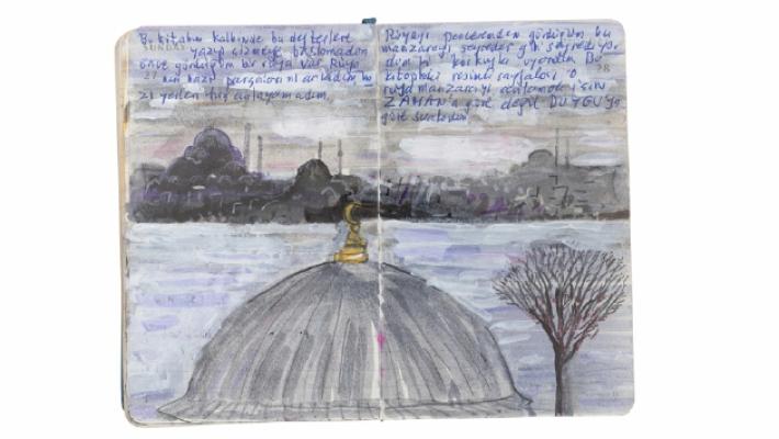 Il Nobel Pamuk: &laquo;I miei disegni al Labirinto della Masone&raquo;