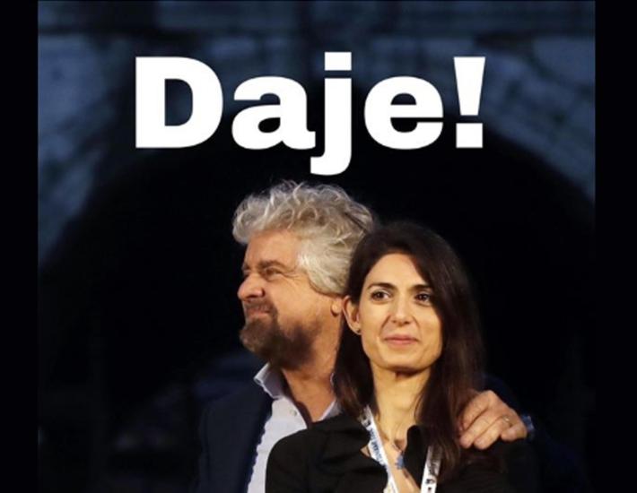 Grillo lancia la ricandidatura della Raggi
