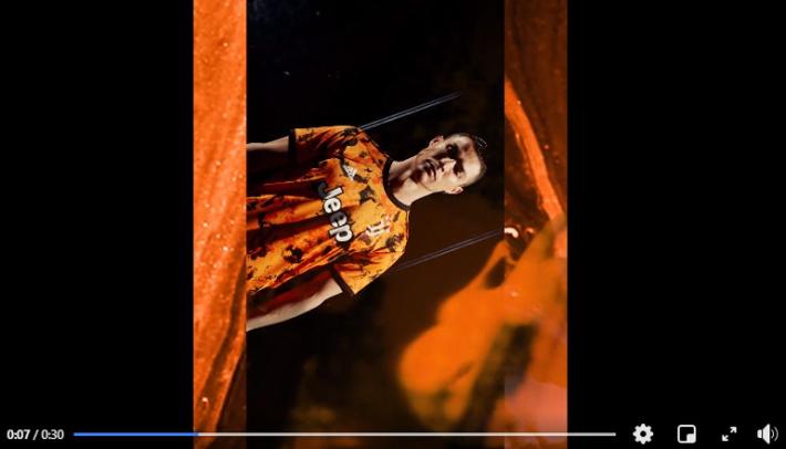 Juventus, Adidas svela terza maglia: per la prima volta arancione  - Video 