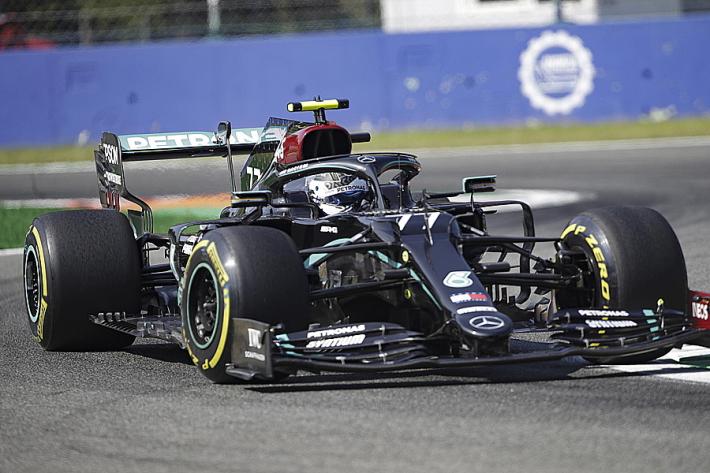  Bottas batte Hamilton nelle prime libere di Monza, Ferrari male
