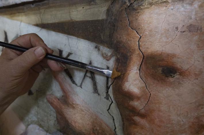 San Giovanni, nuova luce sul fregio del Correggio