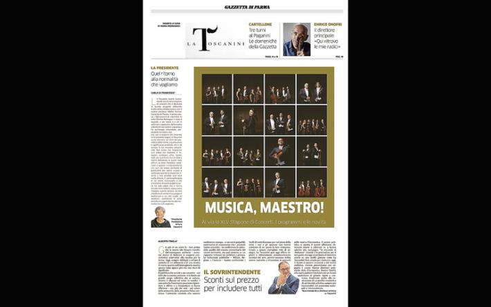 La Toscanini, le novit&agrave;  di Stagione in un inserto  