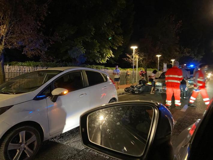 Incidente in serata in via Mantova