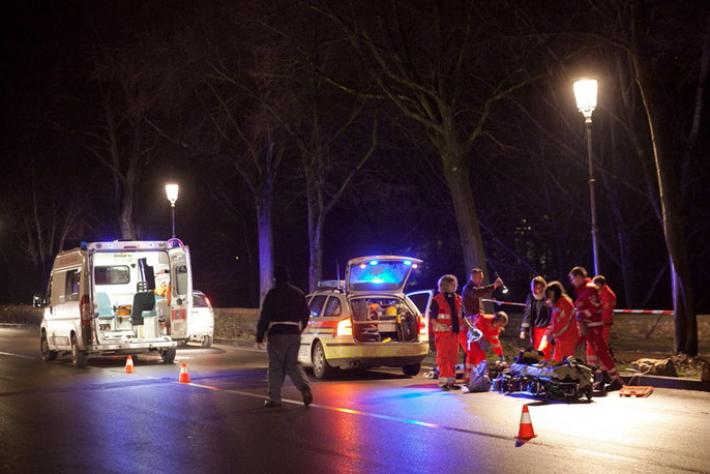 Ritrovata l'auto del pirata di viale Rustici: era in carrozzeria