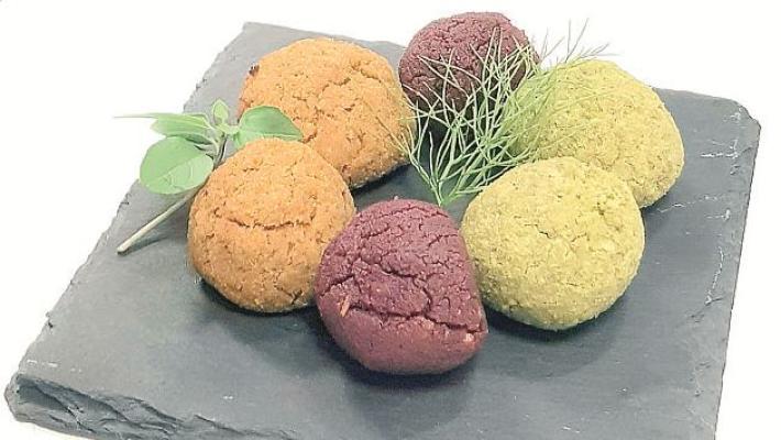 Tris di polpette vegetariane e parmigiano