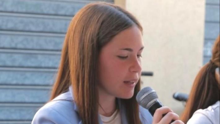 Matilde: &laquo;Vorrei votare a 16 anni&raquo;