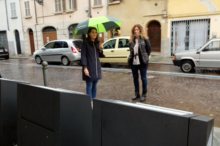L'isola ecologica?  In piazzale Bertozzi &egrave; sottoterra