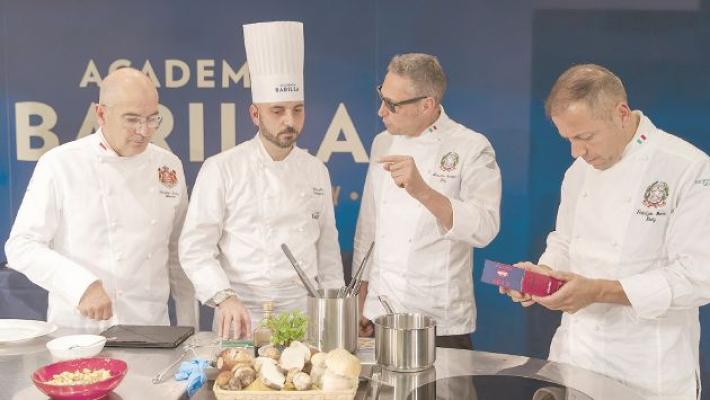 Un piatto di pasta per i grandi del mondo