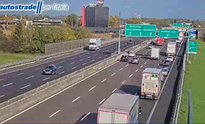 Incidente, traffico bloccato in A22 nel Modenese