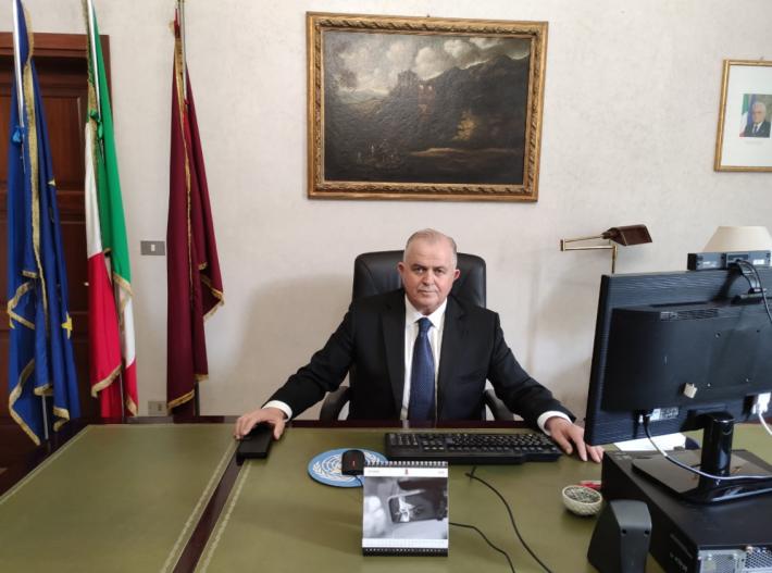 Massimo Macera, primo giorno da Questore di Parma