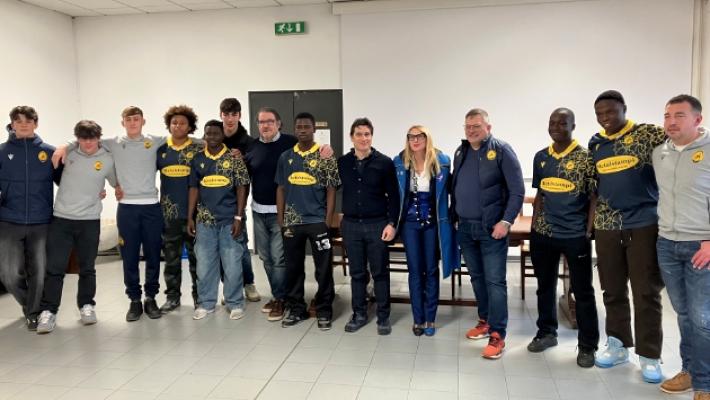 Rugby Noceto, la formazione di 5 talenti senegalesi