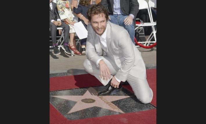 McConaughey, stella sulla walk of fame