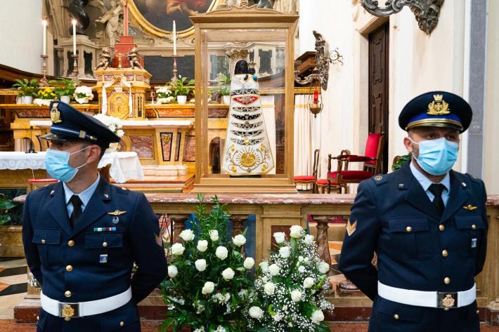 Celebrata la Beata Vergine di Loreto,  Patrona dell'aeronautica