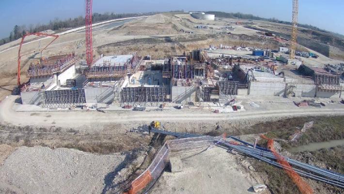 Cassa d'espansione sul Baganza, concluso oltre il 60% del cantiere