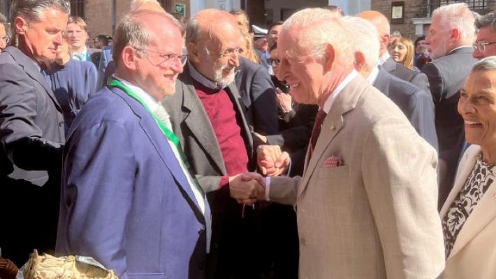 Massimo Spigaroli: &laquo;Il mio incontro con re Carlo III: un successo per la Bassa&raquo;