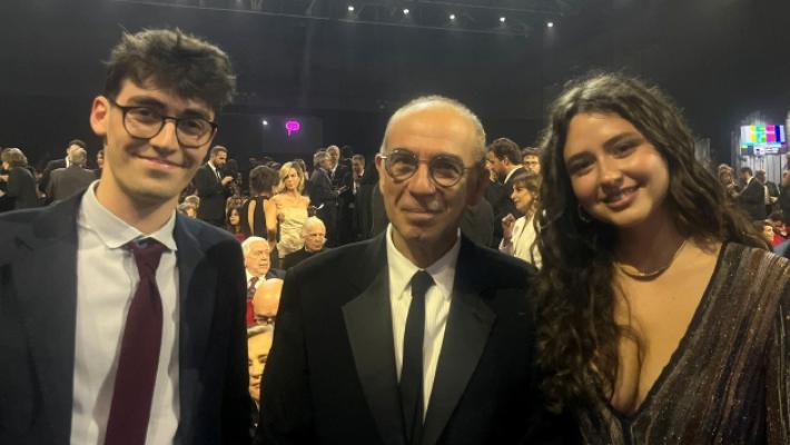 Da Sala Baganza a Cinecitt&agrave;, l'emozione di Lorenzo Lanfranchi ai Premi David