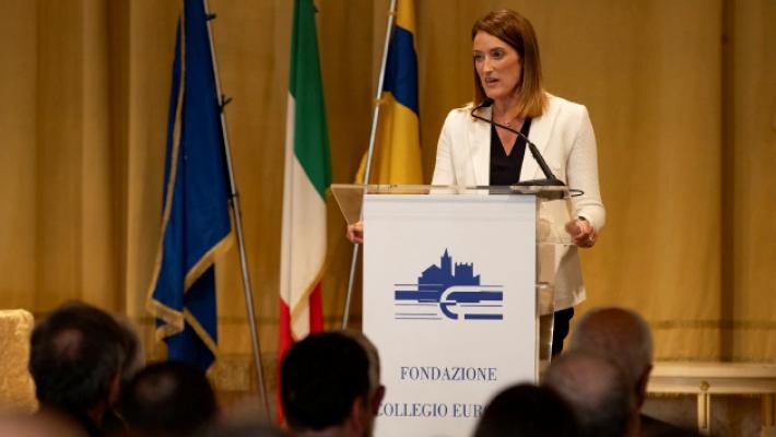 Metsola: &laquo;La nostra Europa pi&ugrave; vicina alle persone&raquo;