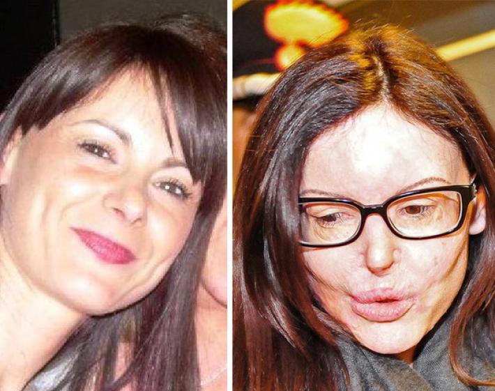 Il volto di Lucia in un video