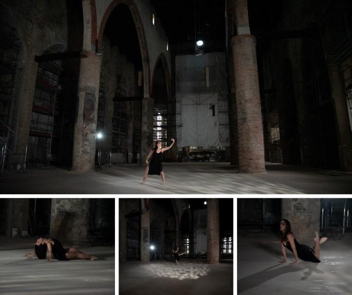 La danza della prima ballerina della Scala nella chiesa rinata