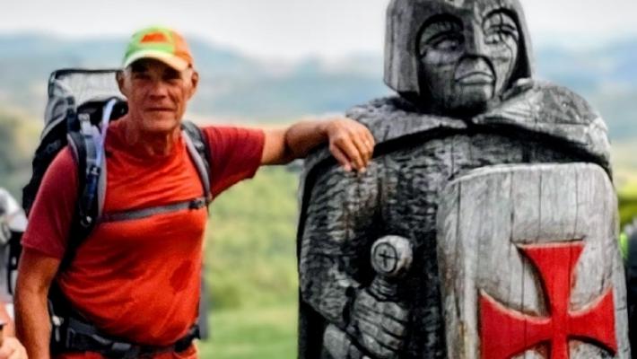 Il collecchiese Massimo Ghirardi, la Via Francigena tutta d'un fiato